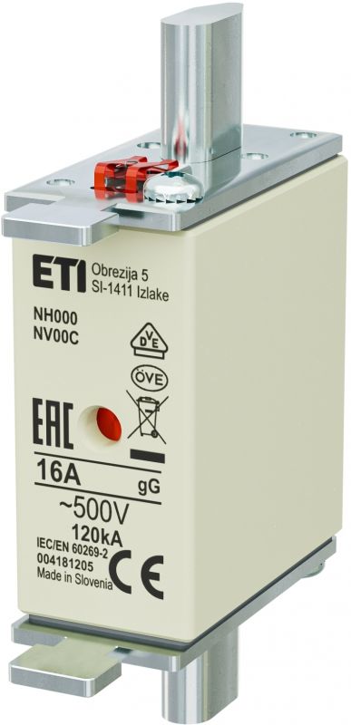 Eti NH000 gG 16A/500V