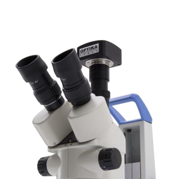 Optika SLX Kameralı Trinoküler Stereo Zoom Mikroskop ve Yazılım - Dijital Mikroskop