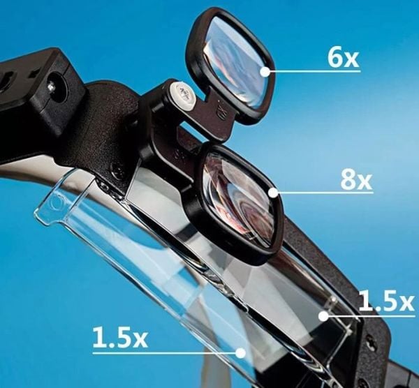 81007P Led Işıklı Kuyumcu Kafa Büyüteci