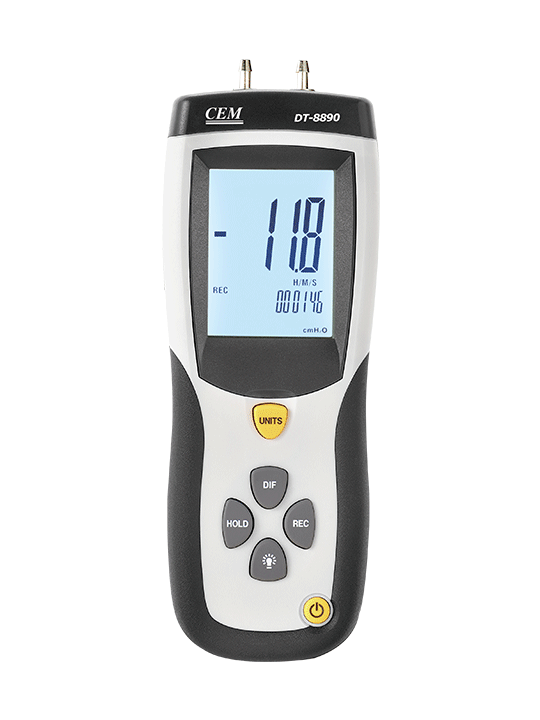 Cem DT-8890 Fark Basınç Ölçer Manometre