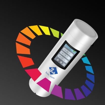 3nh CR1 Taşınabilir Akıllı Renk Ölçer - ColorReader Kolorimetre 8mm Ölçüm Apertürü - CMOS Çift Işık Yolu Sensör - 1,114'' Renkli IPS Ekran
