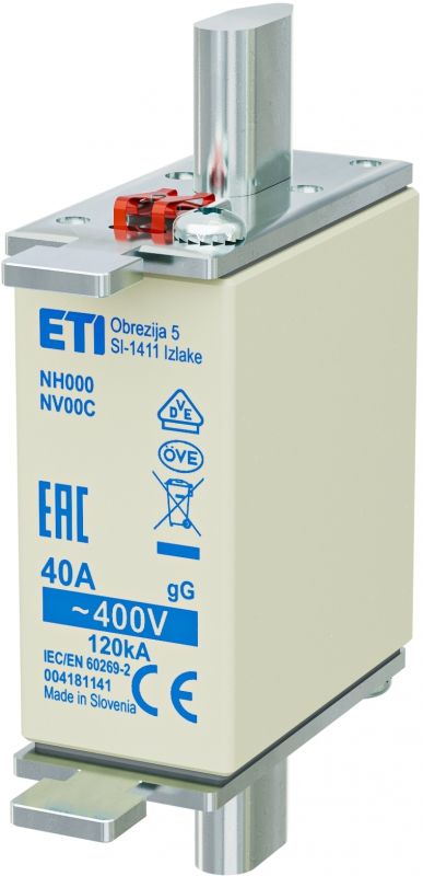 Eti NH000 gG 40A/400V korr.