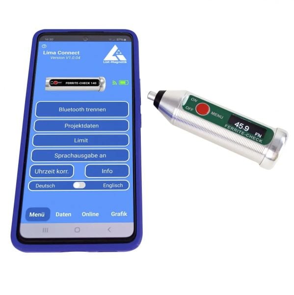 Ferrit İçeriği Ölçüm Cihazı LM-FC140