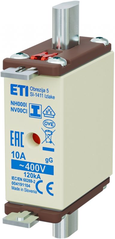 Eti NH000/I gG 10A/400V