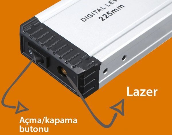 Loyka 5419-1000D Dijital Su Terazisi (Çizgi Lazerli) 100CM