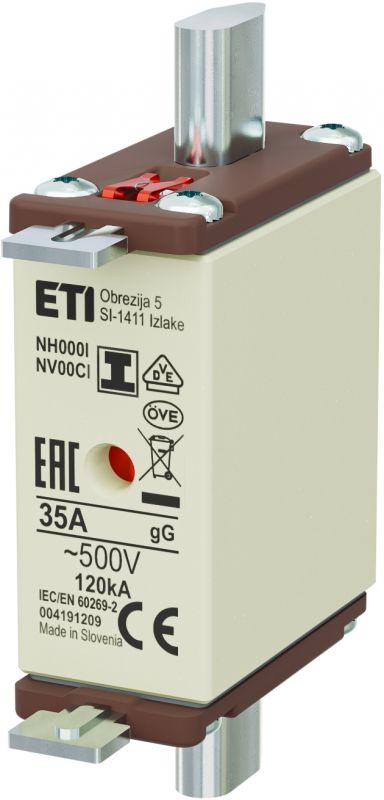 Eti NH000/I gG 35A/500V
