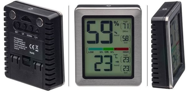 Tfa 30.5047.54 'Exacto' Kalibrasyon Menülü Ortam Sıcaklık ve Nem Ölçer